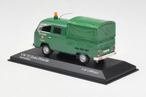 Volkswagen T2b Double Cab Flatbed Stadt Solberg Minichamps 1:43 400053261 Metal — billede 3 af 4