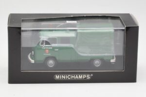 Volkswagen T2b Double Cab Flatbed Stadt Solberg Minichamps 1:43 400053261 Metal — billede 4 af 4