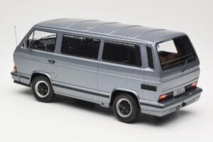 Volkswagen T3 Porsche B32 Minibus Blå KK-Scale 1:18 KKDC180221 Metal — billede 5 af 6