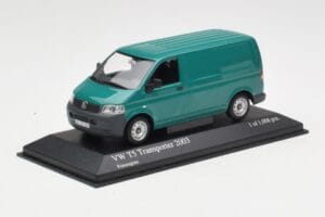 Volkswagen T5 Transporter Grøn Minichamps 1:43 400052261 Metal — billede 2 af 4