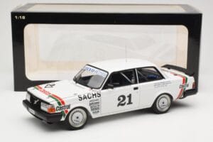 Volvo 240 Turbo #21 P. Stureson DTM Winner Wunstorf 1985 AUTOart 1:18 88592 Metal — billede 8 af 8