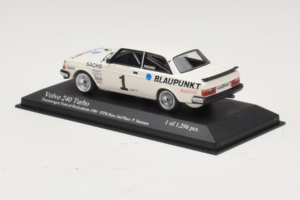 Volvo 240 Turbo #1 P. Stureson IPS Motorsport DTM 1986 Minichamps 1:43 400861701 Metal — billede 3 af 4