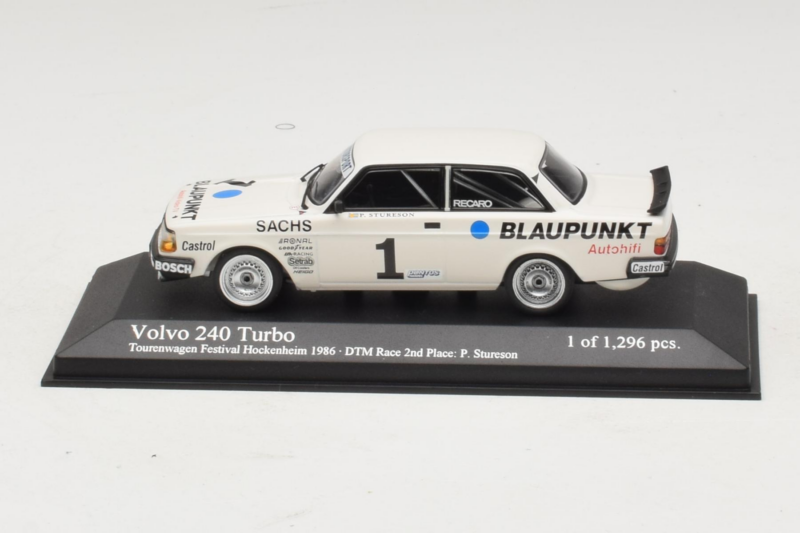 Volvo 240 Turbo #1 P. Stureson IPS Motorsport DTM 1986 Minichamps 1:43 400861701 Metal