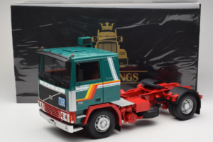 Volvo F1220 Grøn Rød Road Kings 1:18 RK180032 Metal — billede 8 af 8