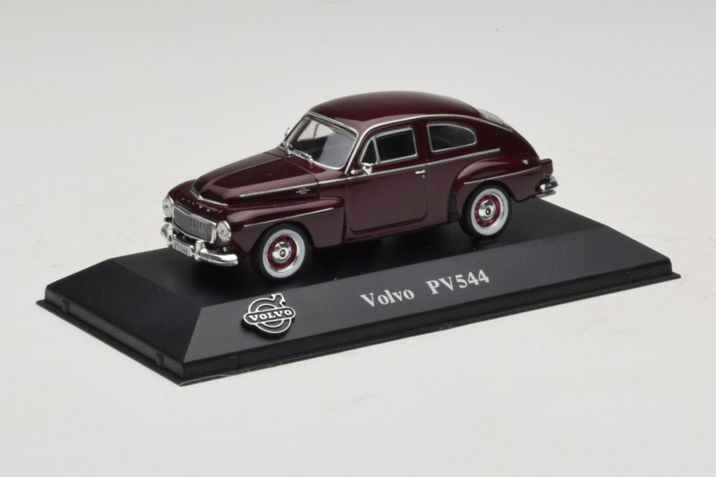 Volvo PV544 Mørkerød Atlas 1:43 8506014 Metal