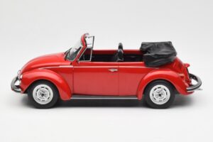 Volkswagen Beetle 1303 Cabriolet Rød Norev 1:18 188529 Metal — billede 3 af 6