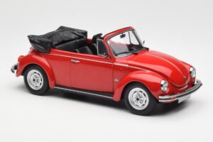 Volkswagen Beetle 1303 Cabriolet Rød Norev 1:18 188529 Metal — billede 4 af 6