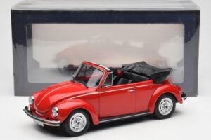 Volkswagen Beetle 1303 Cabriolet Rød Norev 1:18 188529 Metal — billede 6 af 6