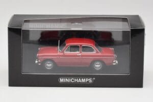 Volkswagen 1500 Ruby Rød Minichamps 1:43 VW001 Metal — billede 4 af 4