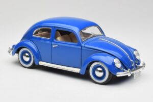 Volkswagen Beetle Blå Bburago 1:18 23124646 Metal — billede 6 af 8