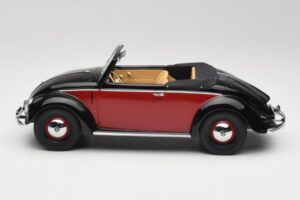 Volkswagen Beetle Hebmuller Cabriolet Sort & Rød Minichamps 1:18 107054230 Resin — billede 3 af 6