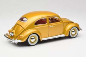 Volkswagen Beetle Guld Bburago 1:18 3361 Metal — billede 3 af 8