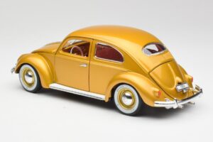 Volkswagen Beetle Guld Bburago 1:18 3361 Metal — billede 7 af 8