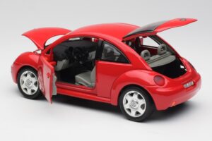 Volkswagen New Beetle Rød Bburago 1:18 8185108 Metal — billede 5 af 8