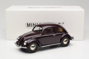 Volkswagen Beetle Ruby Rød Minichamps 1:18 107054002 Resin — billede 6 af 6