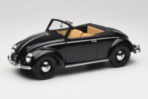 Volkswagen Beetle Type 1 Hebmuller Cabriolet Sort Minichamps 1:18 107054232 Metal