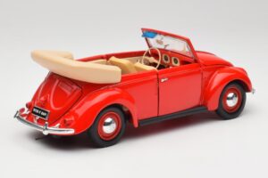 Volkswagen Cabriolet Ruby Rød Maisto 1:18 32826 Metal — billede 3 af 8