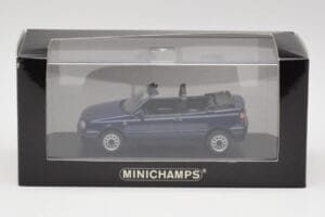 Volkswagen Golf Mk3 Cabriolet Maritime Blå Minichamps 1:43 400055530 Metal — billede 4 af 4