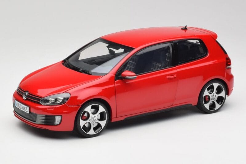 Volkswagen Golf Mk6 GTI Tornado Rød Norev 1:18 5K3099302Y3D Metal