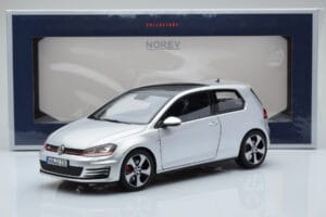 Volkswagen Golf GTI Mk7 Reflex Sølv Norev 1:18 188551 Metal — billede 8 af 8