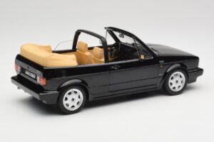 Volkswagen Golf Mk1 Cabriolet Sort Norev 1:18 188568 Metal — billede 2 af 6