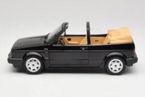 Volkswagen Golf Mk1 Cabriolet Sort Norev 1:18 188568 Metal — billede 3 af 6