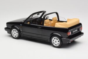 Volkswagen Golf Mk1 Cabriolet Sort Norev 1:18 188568 Metal — billede 5 af 6