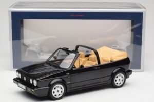 Volkswagen Golf Mk1 Cabriolet Sort Norev 1:18 188568 Metal — billede 6 af 6