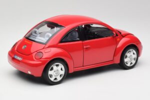 Volkswagen New Beetle Rød Bburago 1:18 3342 Metal — billede 3 af 8