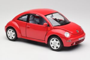 Volkswagen New Beetle Rød Bburago 1:18 3342 Metal — billede 6 af 8