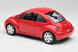 Volkswagen New Beetle Rød Bburago 1:18 3342 Metal — billede 7 af 8