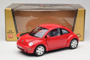 Volkswagen New Beetle Rød Bburago 1:18 3342 Metal — billede 8 af 8