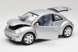Volkswagen New Beetle Reflex Sølv Metallic Bburago 1:18 3322 Metal — billede 2 af 8