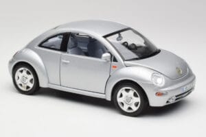 Volkswagen New Beetle Reflex Sølv Metallic Bburago 1:18 3322 Metal — billede 6 af 8