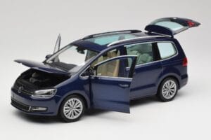 Volkswagen Sharan 7N Shadow Blå Metallic Minichamps 1:18 110051100 Metal — billede 2 af 8