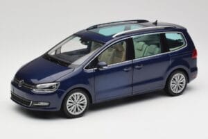 Volkswagen Sharan 7N Shadow Blå Metallic Minichamps 1:18 110051100 Metal