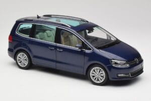 Volkswagen Sharan 7N Shadow Blå Metallic Minichamps 1:18 110051100 Metal — billede 6 af 8