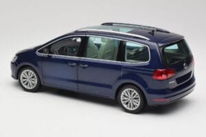 Volkswagen Sharan 7N Shadow Blå Metallic Minichamps 1:18 110051100 Metal — billede 7 af 8