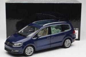 Volkswagen Sharan 7N Shadow Blå Metallic Minichamps 1:18 110051100 Metal — billede 8 af 8