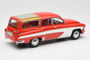 Wartburg 311 Camping Deluxe Rød Hvid BoS Models 1:18 BOS037 Resin — billede 2 af 6