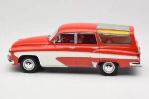 Wartburg 311 Camping Deluxe Rød Hvid BoS Models 1:18 BOS037 Resin — billede 3 af 6