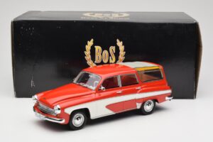 Wartburg 311 Camping Deluxe Rød Hvid BoS Models 1:18 BOS037 Resin — billede 6 af 6