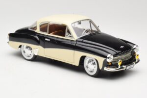 Wartburg 311 Coupe Sort & Beige Revell 1:18 8419 Metal — billede 6 af 8