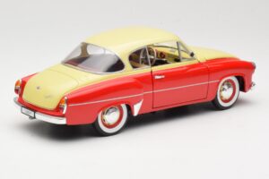 Wartburg 311 Coupe Rød & Beige Revell 1:18 8418 Metal — billede 3 af 8