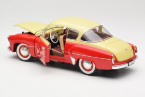 Wartburg 311 Coupe Rød & Beige Revell 1:18 8418 Metal — billede 5 af 8