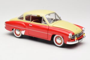 Wartburg 311 Coupe Rød & Beige Revell 1:18 8418 Metal — billede 6 af 8