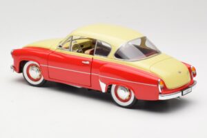 Wartburg 311 Coupe Rød & Beige Revell 1:18 8418 Metal — billede 7 af 8
