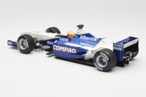 Williams FW23 BMW #5 R. Schumacher Practice San Marino GP 2001 Minichamps 1:18 80430146710 Metal — billede 5 af 6