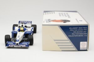 Williams FW23 BMW #5 R. Schumacher Practice San Marino GP 2001 Minichamps 1:18 80430146710 Metal — billede 6 af 6