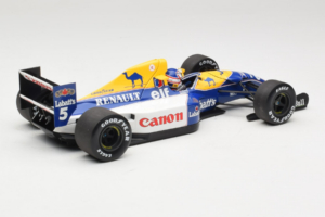 Williams FW14B Renault #5 N. Mansell Canon Williams Team F1 World Champion 1992 Minichamps 1:18 186920005 Metal — billede 3 af 9